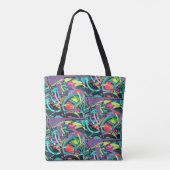 Tote Bag Graffiti urbain01 (Dos)