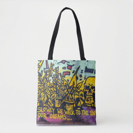 Tote Bag Graffiti urbain Art Abstrait (Devant)