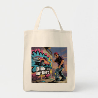 Tote Bag Graffiti urbain et artiste de collecte