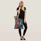 Tote Bag Graffiti Wall et Spray Paint Splatter (Sur le modèle)