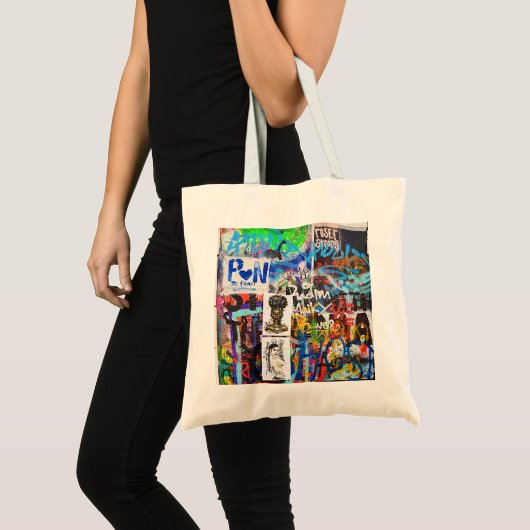 Tote Bag Graffitis de Prague (Devant (produit))