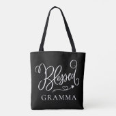 Tote Bag Gramma Moderne Bénie (Dos)