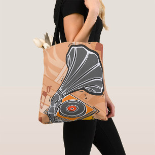 Tote Bag Gramophone