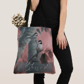 Tote Bag Grand Blessed Chickadee fourre-tout (édition spéci (De près)