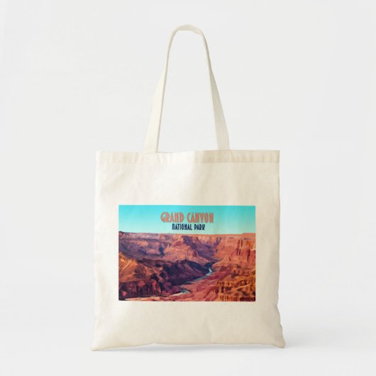 Tote Bag Grand Canyon National Park Arizona Vintage (Devant)