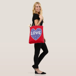 Tote Bag Grand Coeur d'amour Veri Peri