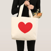 Grand coeur rouge