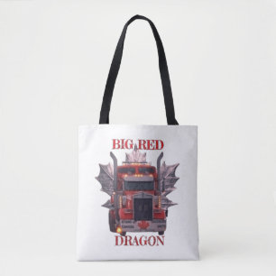 TOTE BAG GRAND DRAGON ROUGE