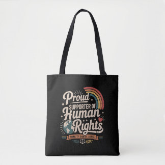 Tote Bag Grand fan des droits de l'homme Cadeau pour tous