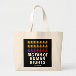 Tote Bag Grand fan des droits de l'homme Stand for Equality