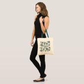 Tote Bag grand feuille tropical (Devant (modèle))