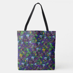Tote Bag Grand Fourre-tout Pansy (édition violette)