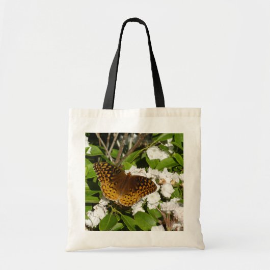 Tote Bag Grand Fritillaire en éperon sur le Laurel de monta (Devant)