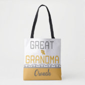 Tote Bag Grand-Grand-maman rose et conception de photo (Devant)