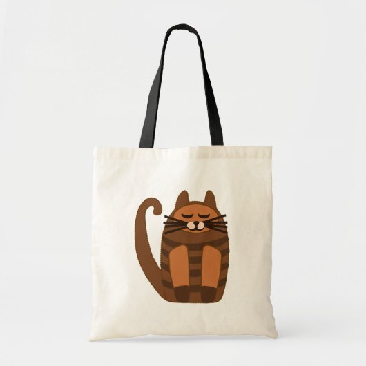 Tote Bag grand gros rufus de chat (Devant)