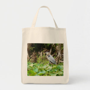 Tote Bag Grand héron bleu