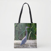 Tote Bag Grand héron bleu (Devant)