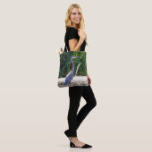 Tote Bag Grand héron bleu (Sur le modèle)