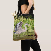 Tote Bag Grand héron bleu (De près)