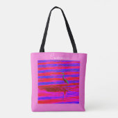 Tote Bag grand héron bleu wright (Dos)