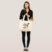 Tote Bag Grand Maman-brun d'acclamation (Devant (modèle))