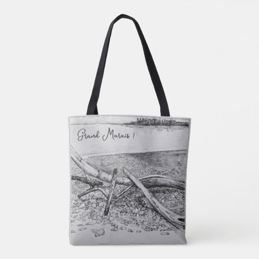 Tote Bag Grand Marais Point Artiste (Dos)
