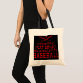 Tote Bag Grand-mère de baseball de Fière (Devant (produit))