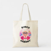 Tote Bag Grand-mère de Bingo | Grosse grand-mère de bingo (Dos)
