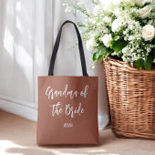 Tote Bag Grand-mère de la mariée Terracotta Mariage 