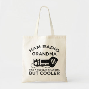 Tote Bag Grand-mère de la radio de jambon comme grand-mère