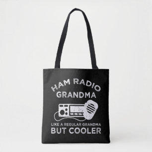 Tote Bag Grand-mère de la radio de jambon comme grand-mère