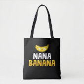 Tote Bag Grand-mère de Nana Banana Funny (Devant)