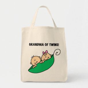Tote Bag Grand-mère de T-shirts jumeaux et cadeaux