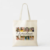 Tote Bag Grand-mère personnalisée Le nom le plus doux Il ya (Dos)