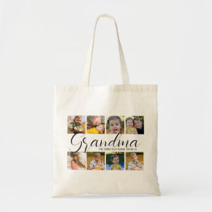 Tote Bag Grand-mère personnalisée Le nom le plus doux Il ya