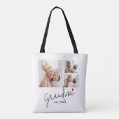 Tote Bag Grand-mère Script établi 3 Photo (Dos)