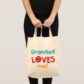 Tote Bag Grand-père m'aime T-shirts et cadeaux (Devant (produit))