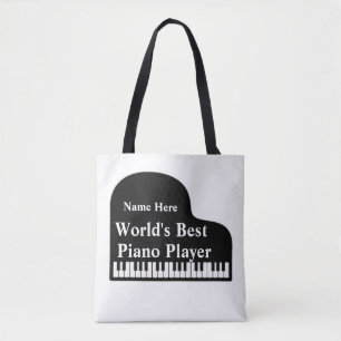 Tote Bag Grand Piano Meilleur Piano du monde