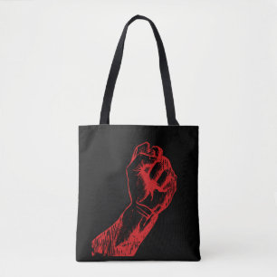 Tote Bag Grand Poing Rouge Levant