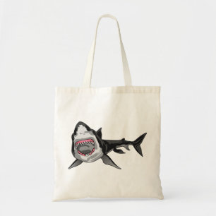 Tote Bag Grand requin blanc