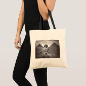 Tote Bag Grand Sphinx de Giza Nécropole et Pyramides (Devant (produit))