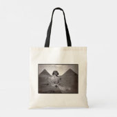 Tote Bag Grand sphinx de Gizeh Necropolis et Pyramides (Dos)