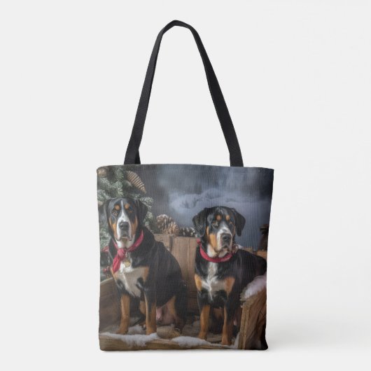 Tote Bag Grand Suisse neige neige neige neige neige neige N (Dos)