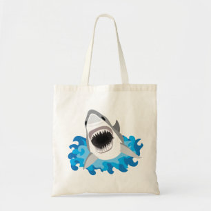 Tote Bag Grande attaque de requin blanc