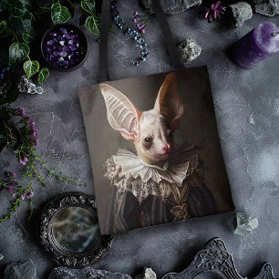 Tote Bag Grande Chauve-Souris en Vêtements Baroques