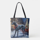 Tote Bag Grande Danse période de fêtes de Noël (Dos)