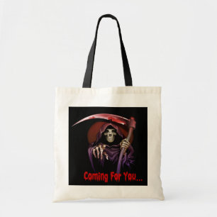 Tote Bag Grande Faucheuse Venant Pour Vous Halloween