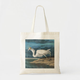 Tote Bag Grande Peinture de la faune d'Audubon Heron blanc