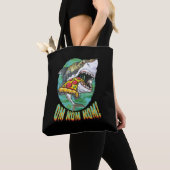 Tote Bag Grande pizza de requin blanc (De près)
