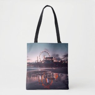 Tote Bag Grande roue pendant l'heure d'or
